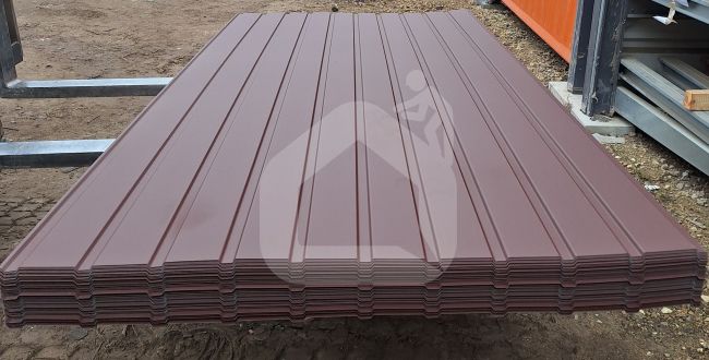Trapecijas profils T-8 FK RAL8017, Ultramat
