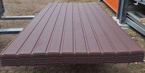 Trapecijas profils T-8 FK RAL8017, Ultramat