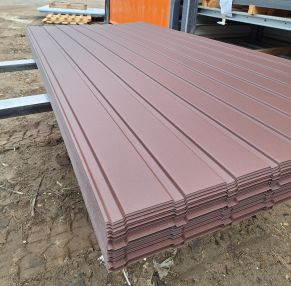 Trapecijas profils T-8 FK RAL8017, Ultramat