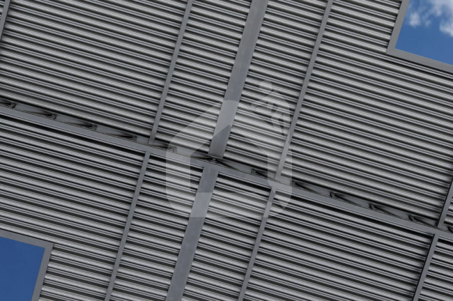 Konstrukciju trapecveida profils T135-950