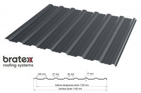 Trapecinis profilis T-18