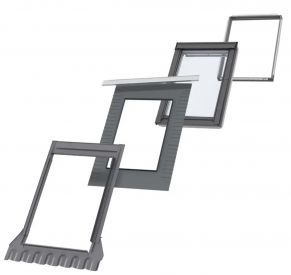 Tarpinės komplektas VELUX EDZ 2000 BDX (0-45 mm) (įv. dydžiai)