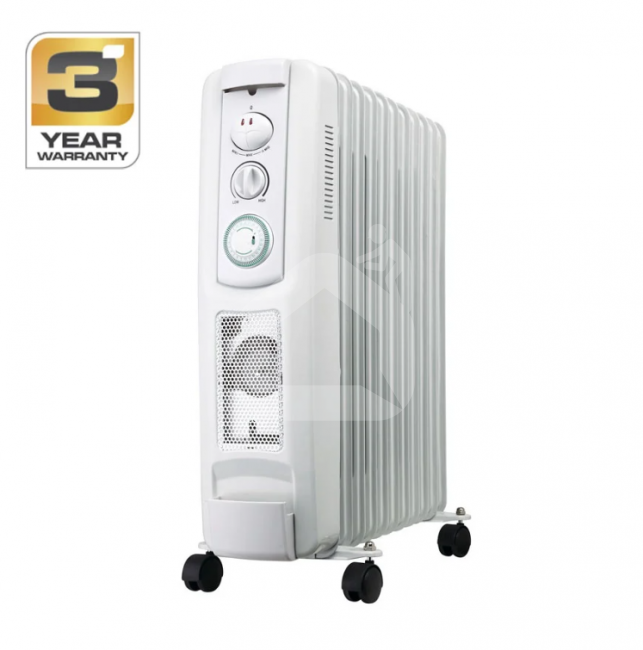 Tepalinis šildytuvas Standart OR15TF-11A, 2,5 kW, su ventiliatoriumi