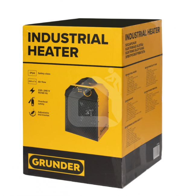 Termoventiliatorius Grunder LIH-10A, 3 kW