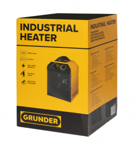 Termoventiliatorius Grunder LIH-10A, 3 kW