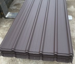 Trapecinis profilis T-25 RAL8019, 0,40 mm, Matt
