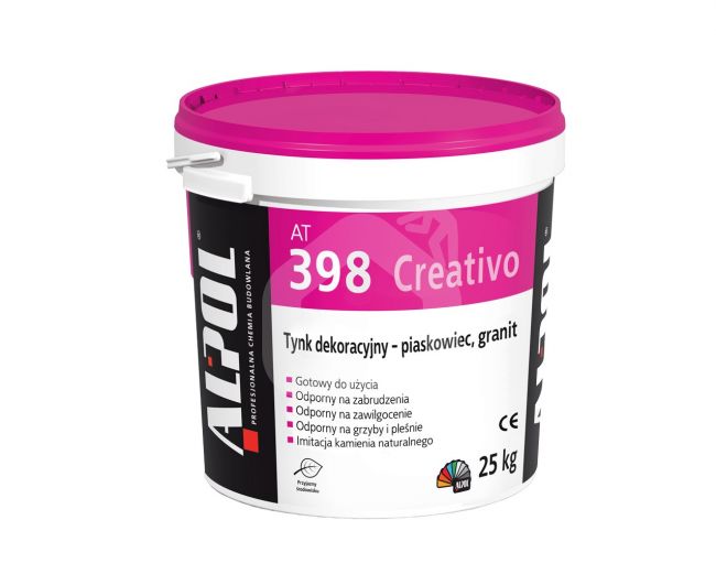 Dekoratyvinis tinkas, Alpol Creativo, granitinis, 25kg. (AT398)