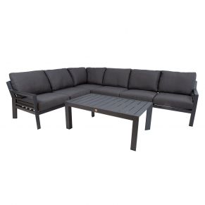 Lauko baldų komplektas TOMSON su kampine sofa