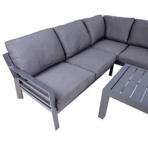 Lauko baldų komplektas TOMSON su kampine sofa