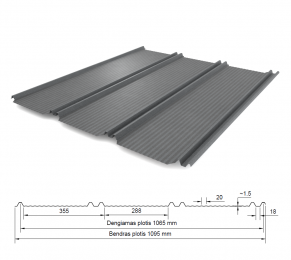 PĒC PASŪTĪJUMA! Klasisks profils SIMPLA-3, dažādas krāsas, pārklājumi