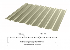 Trapecinis profilis C-20R