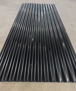 Trapecinis profilis SINUS RAL9005, 0,43 mm, Gloss