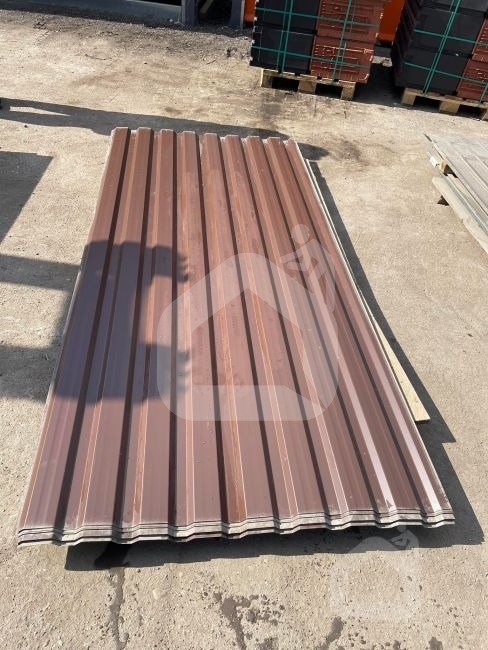Trapecinis profilis T-18W (fasadinis) RAL8017