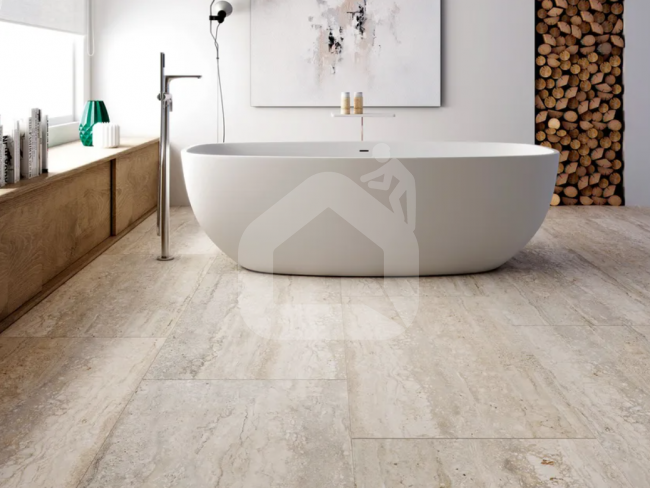 Akmens masės plytelė Marbles Travertino 60x120 cm, Exagres