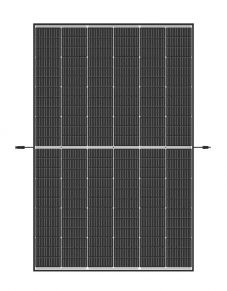 Saules panelis Trina S+ 430W 1762x1134x30 mm, dubultais stikls, melns rāmis