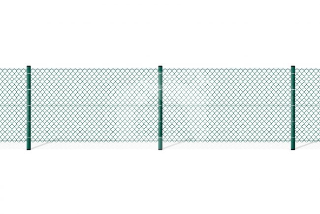 Stulpas tvorai, apvalus, ø38 mm, H2,0 m, (st. 1,2), SU PVC laikikliu