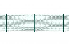 Stulpas tvorai, apvalus, ø38 mm, H2,5 m, (st. 1,2), SU PVC laikikliu