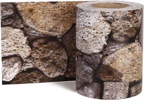 Segmentētā žoga lente Bimsstein 190 mm x 35 m + 28 gab. stiprinājumu, 450 g/m²