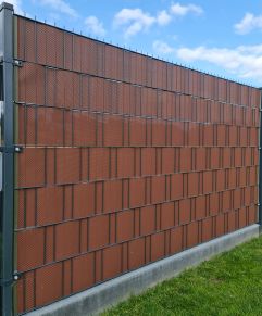 Tvoros juosta Rattan 190 mm x 2,55 m + 2 vnt. laikiklių (10 komplektų), 830 g/m²