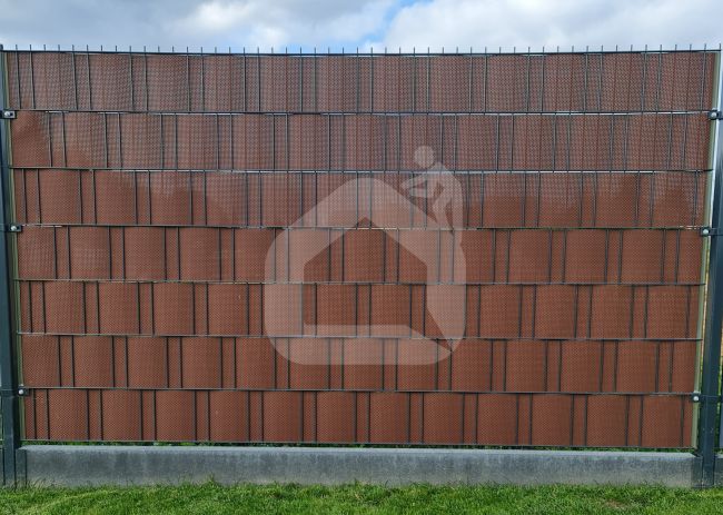Tvoros juosta Rattan 190 mm x 2,55 m + 2 vnt. laikiklių (10 komplektų), 830 g/m²