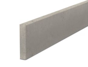 Tvoros pamatas tiesus lygus, betoninis 2500x200x50 mm, pilkas