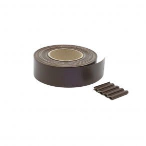 Tvoros segmento juosta 47,5 mm x 35 m + 20 vnt. laikiklių (450 g/m²), PVC
