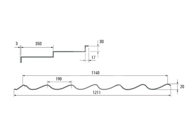 Modulinė čerpė Twister 30 (H7)