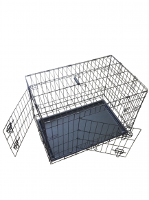 Šuns narvas 121x76x84 cm, sulankstomas