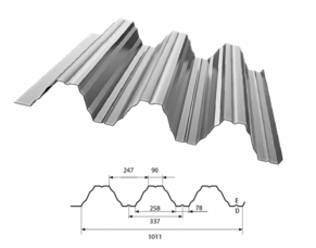 Konstrukcinis trapecinis profilis T130