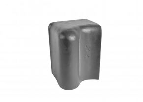 Eternit viena slīpuma jumta kores nobeigums, kreisais