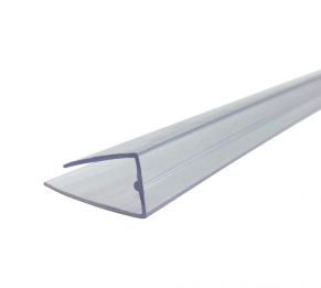 Užbaigimo profilis (U), plastikinis, skaidrus (įv. matmenys)