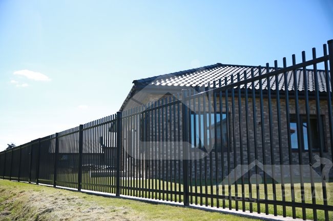 Metalinė 20x20 strypų tvora, 1500x2500 mm (atvira)