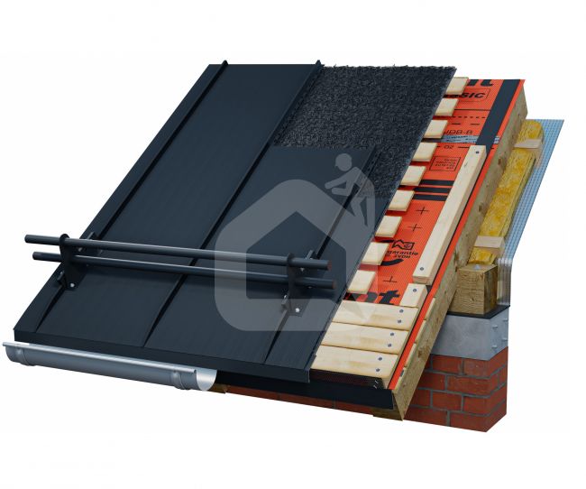 Laikiklis sniego užtvarai Eurovent FIX TUBE METAL FLAT