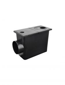 Trapas lietaus surinkimui (nusodintuvas), šoninė jungtis