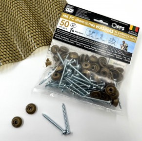 Tvirtinimo varžtai į medį su tarpine MK PC DIAMONDS, M5x50 mm