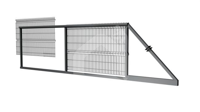 Stumdomi vartai STANDART, 4000x1530 mm