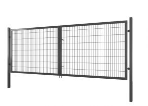 Vartai STANDART, 4 mm segmento užpildu, dvivėriai, 4000x1500 mm