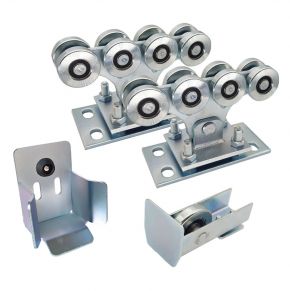 Vežimėlių komplektas 68x68x3,5 mm (stumdomiems vartams)