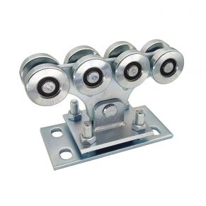 Vežimėlių komplektas 68x68x3,5 mm (stumdomiems vartams)