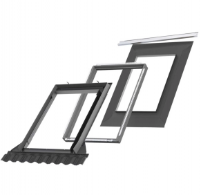 Tarpinės komplektas VELUX EDS 2000 BDX (iki 16 mm) lygioms stogo dangoms (įv. dydžiai)