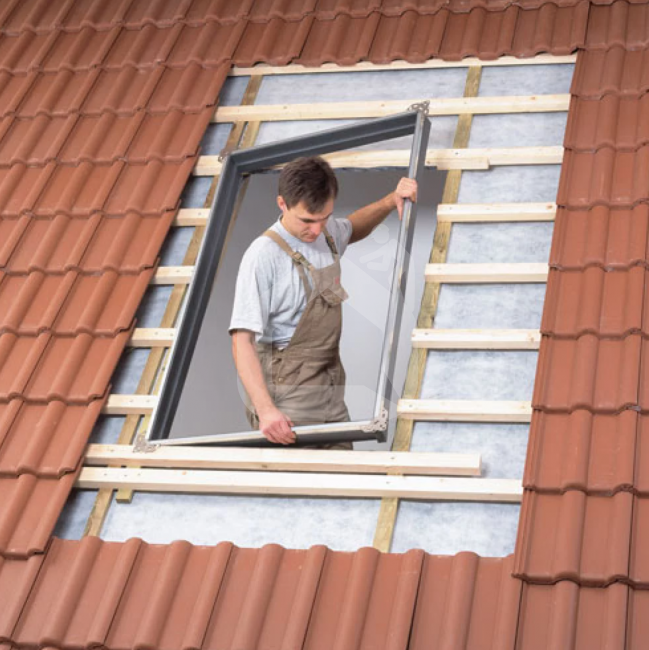 Tarpinės komplektas VELUX EDS 2000 BDX (iki 16 mm) lygioms stogo dangoms (įv. dydžiai)