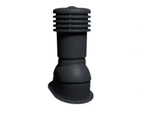 Ventiliacinis kaminėlis VENTOS X, 150D, RAL7021, juodai pilka