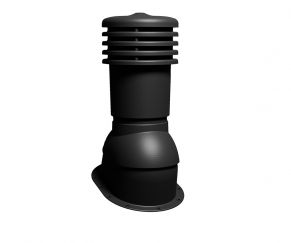 Ventiliacinis kaminėlis VENTOS X, 150D, RAL9005, juoda