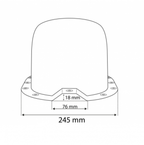 Ventiliacinis kaminėlis VENTOS X T-18, universalus