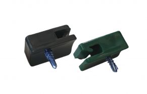 Tvoros tinklo laikiklis, su savigręžiu, PVC (10 vnt./pak.)