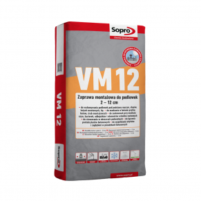 Montažinis skiedinys Sopro VM 12, 2-12 cm storio sluoksniams 