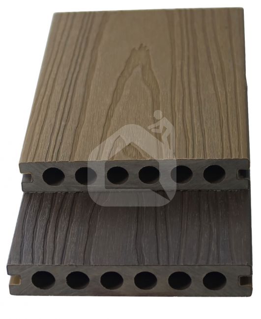 MIKKO WPC Co-extrusion dvipusė terasinė lenta, 23x140x3600 mm (įv. spalvos)