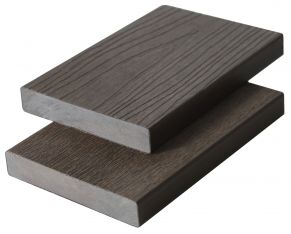 WPC pilnavidurės universalios užbaigimo terasinės lentos Co-Extrusion MIKKO, 23x138x3600 mm (įv. spalvos)