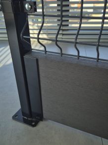 WPC tvoros pamatas, 2500x225x50 mm, pilkas