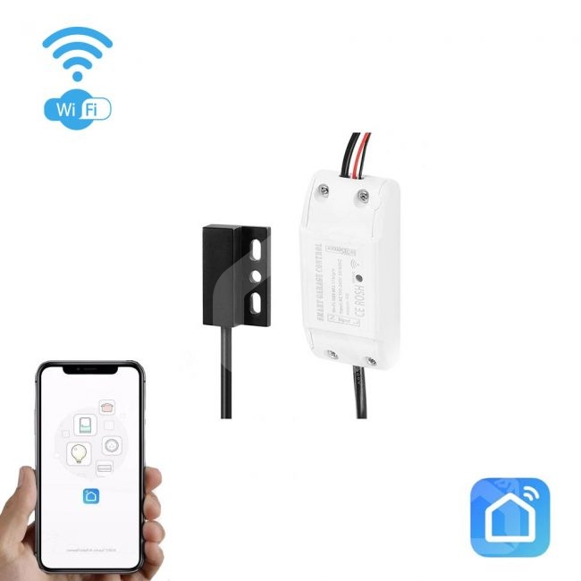 Vartų valdiklis su padėties davikliais, Wi-Fi